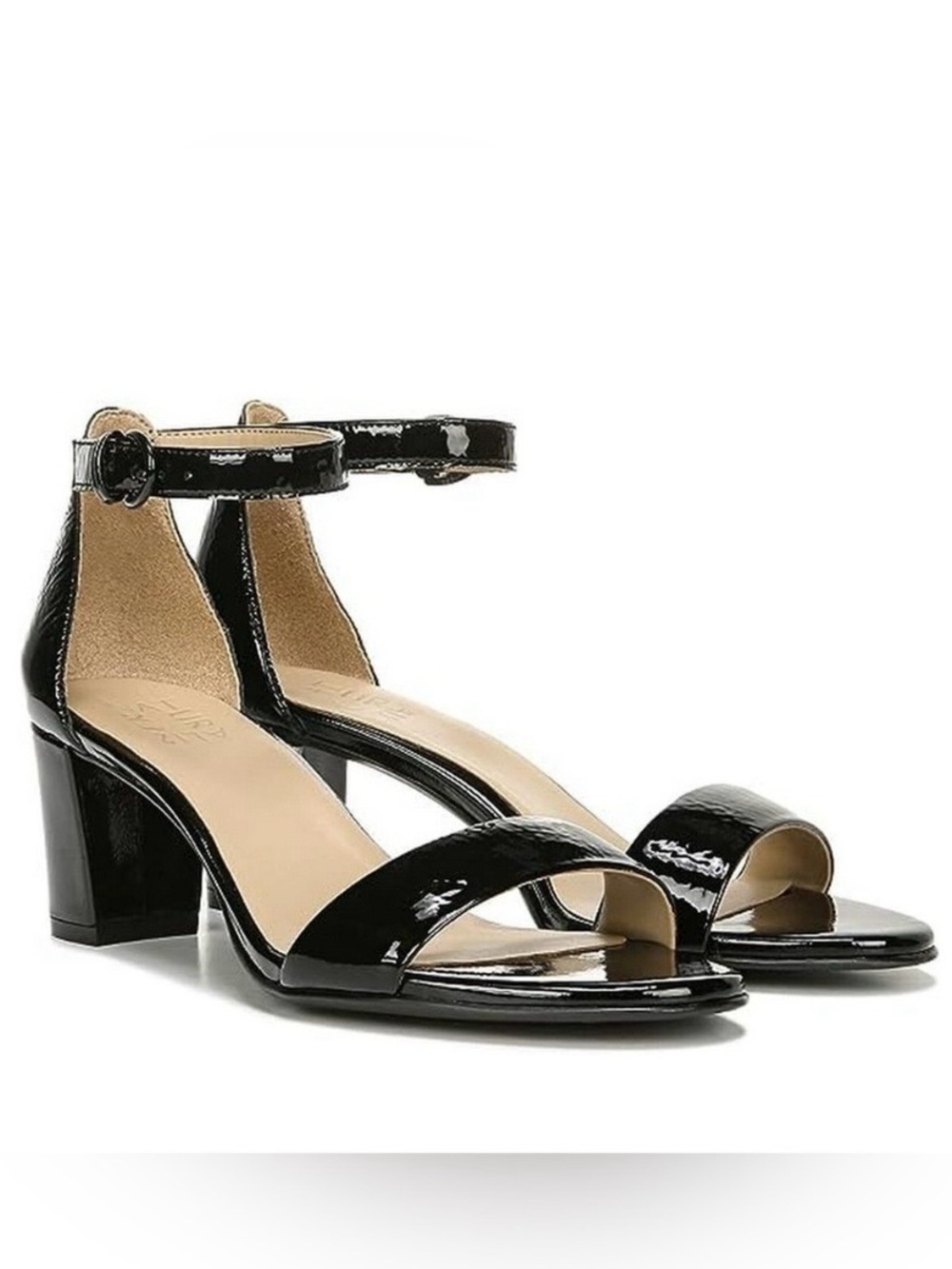 Naturalizer Vera Black Patent Dress Sandal